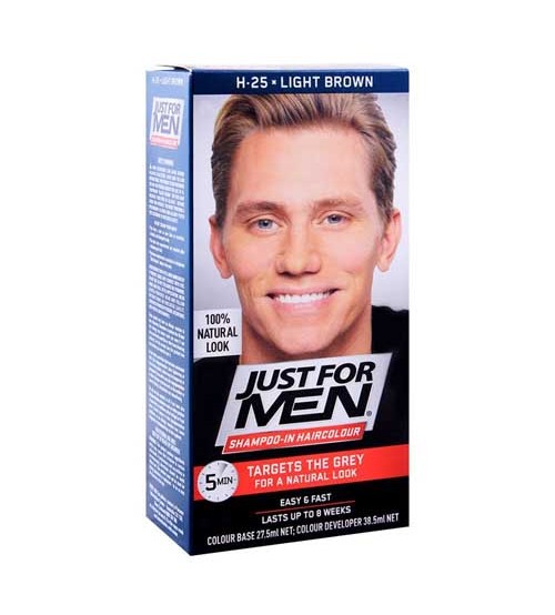 Just For Men Shampoo in Hair Colour H-25 Light Brown